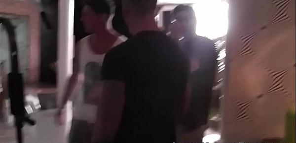  Brit gets threeway spitroasting